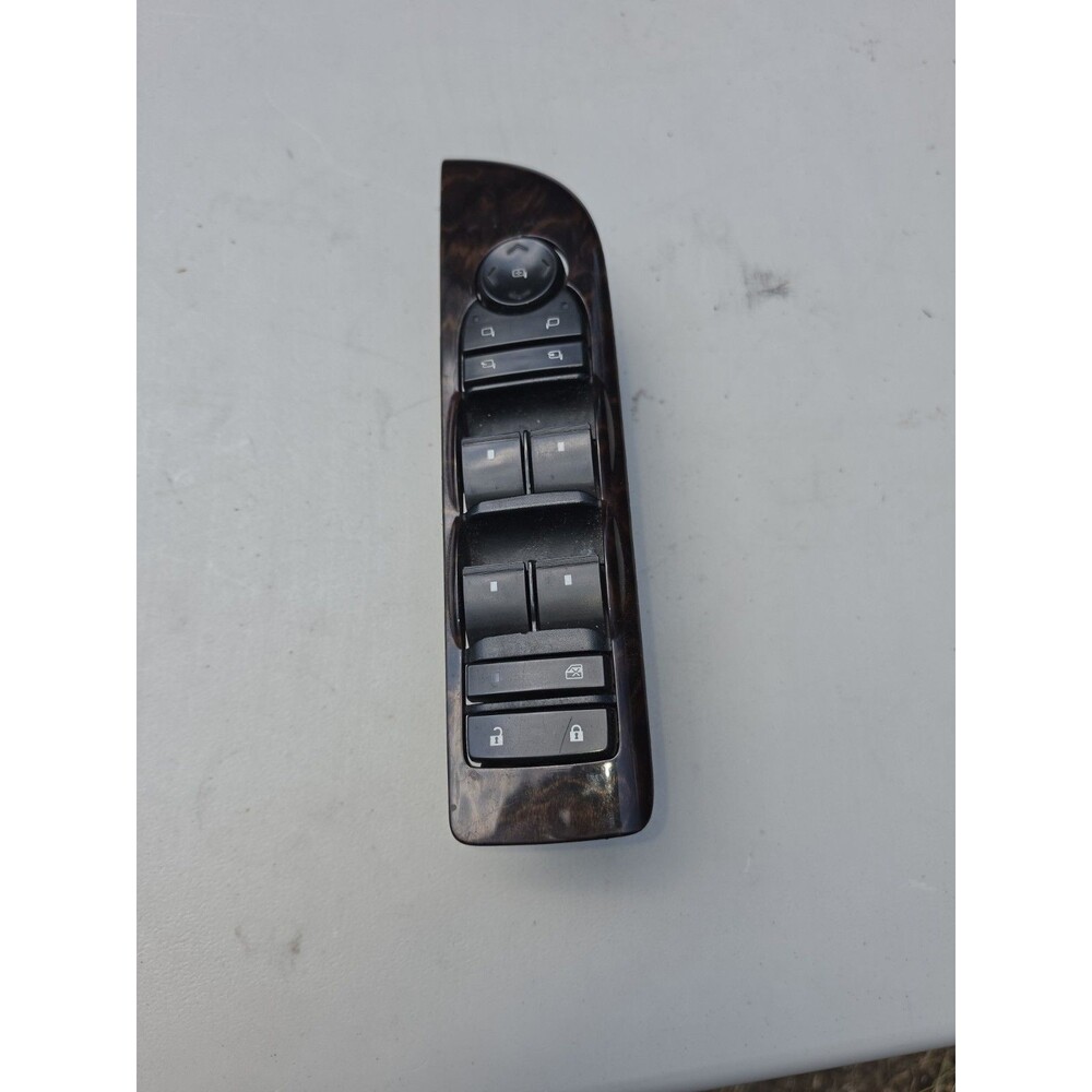 2007-14 CHEVY TAHOE SUBURBAN YUKON MASTER POWER WINDOW SWITCH / BEZEL WOODGRAIN